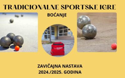 Zavičajna nastava- tradicionalne sportske igre- boćanje