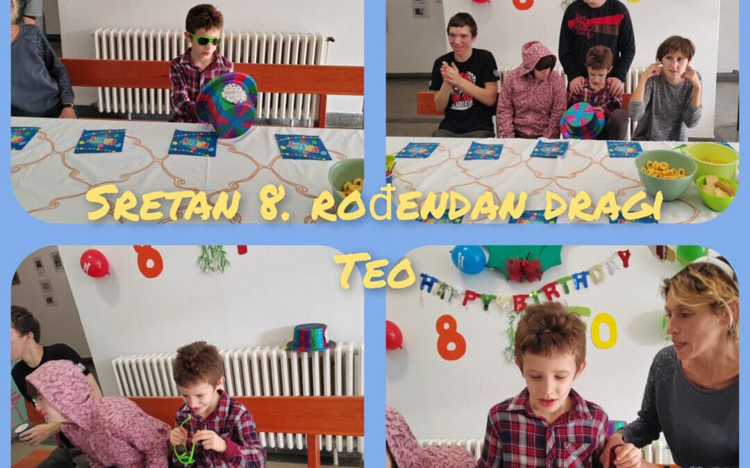 Dragi Teo, želimo ti sretan veliki 8. rođendan!