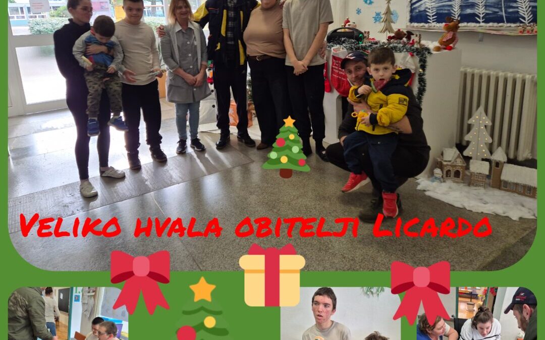 VELIKO HVALA OBITELJI LICARDO