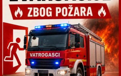 NAJAVA EVAKUACIJSKE VJEŽBE U CENTRU „LIČE FARAGUNA“ LABIN
