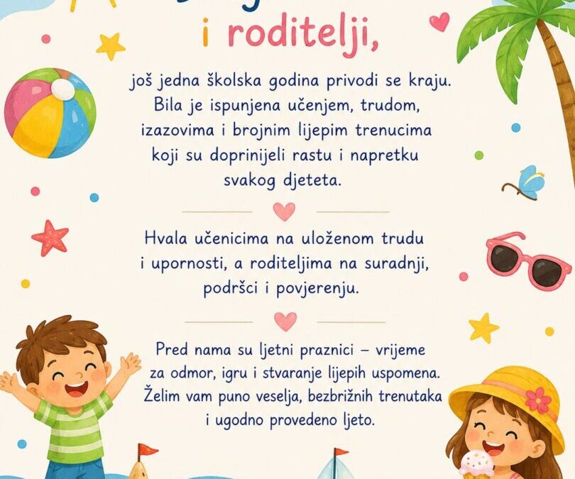 Sretni ljetni praznici