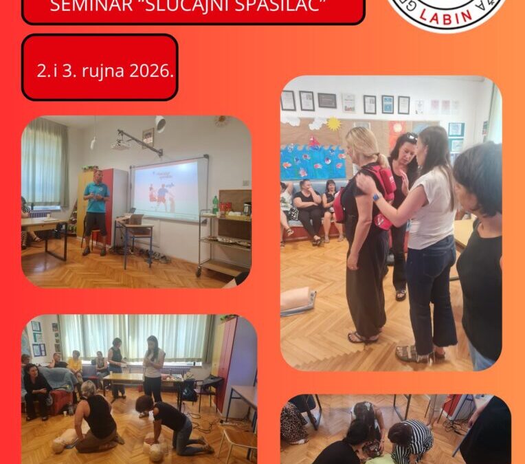Tečaj prve pomoći “Slučajni spasilac”